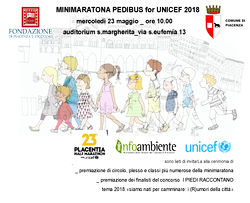 MINIMARATONA PEDIBUS for UNICEF 2018