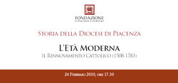 "Storia della Diocesi di Piacenza - L'et moderna"