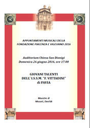 GIOVANI TALENTI DELL I.S.S.M. F. VITTADINI di PAVIA