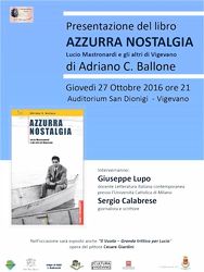 AZZURRA NOSTALGIA - Lucio Mastronardi e gli altri di Vigevano