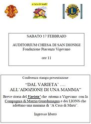 Dal variet ...All'adozione di una mamma. Breve storia del variet