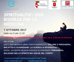 SPIRITUALITA': UNA RISORSA PER LA MEDICINA