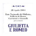 GIULIETTA E ROMEO

musica di Sergej Prokofiev
